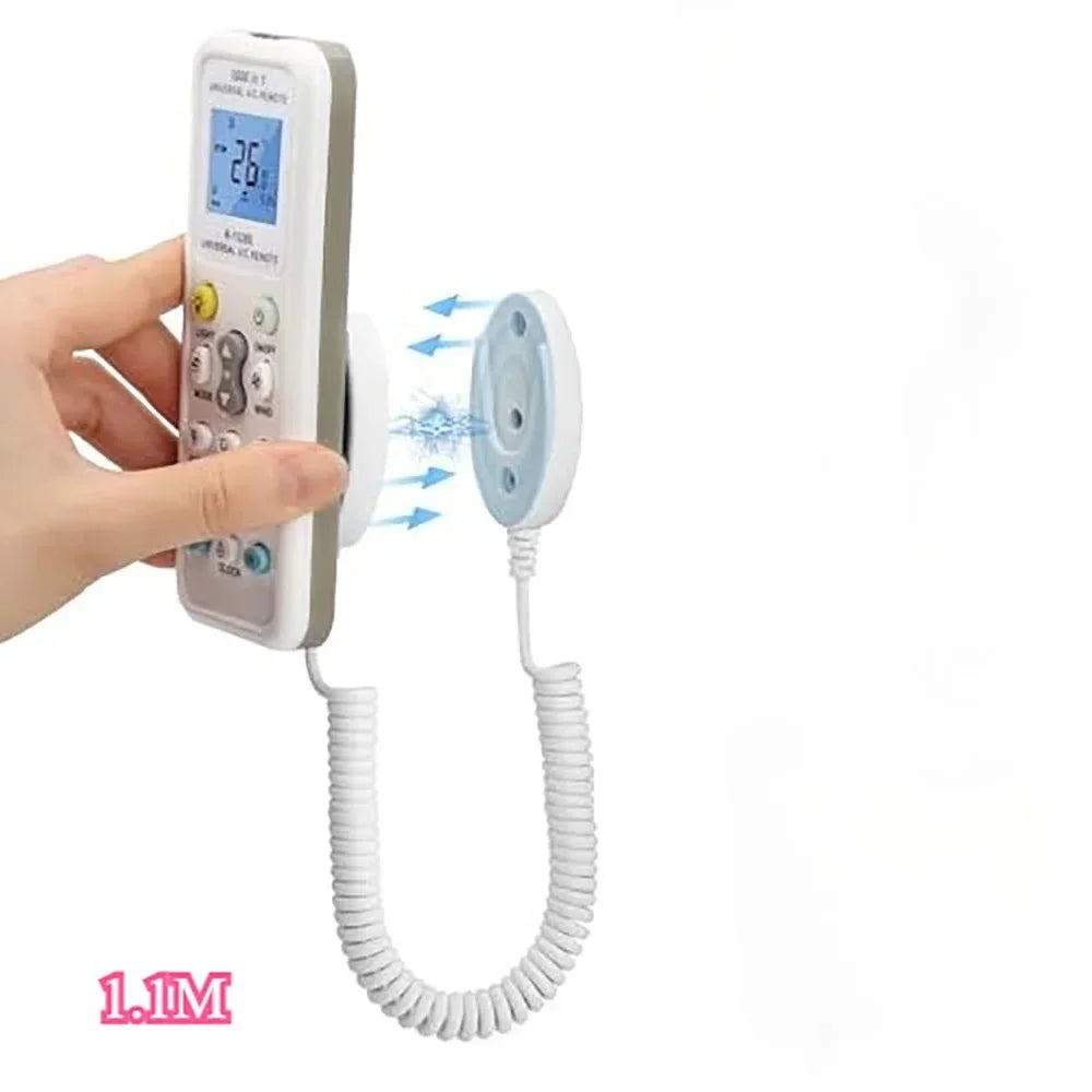 Magnetic Remote Control 1/2PCS Holder with Spring Ropes Anti-lost Retractable Security Cable Lock for TV Remote DVD Game Console