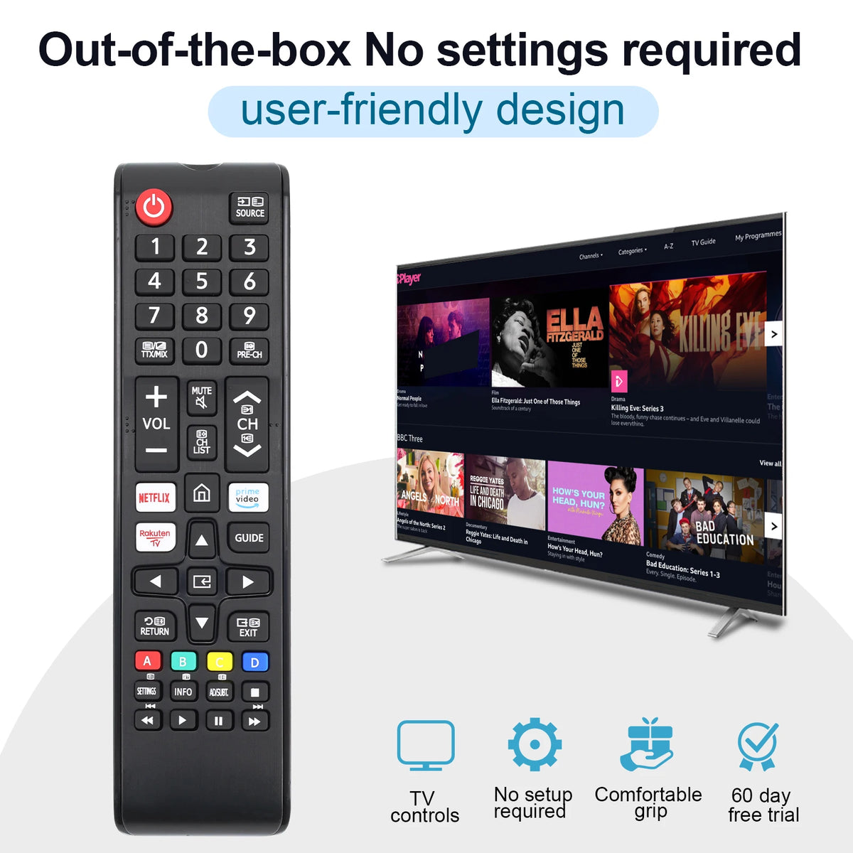 Universal Remote for All Samsung TV Remote BN59-01315J Repla