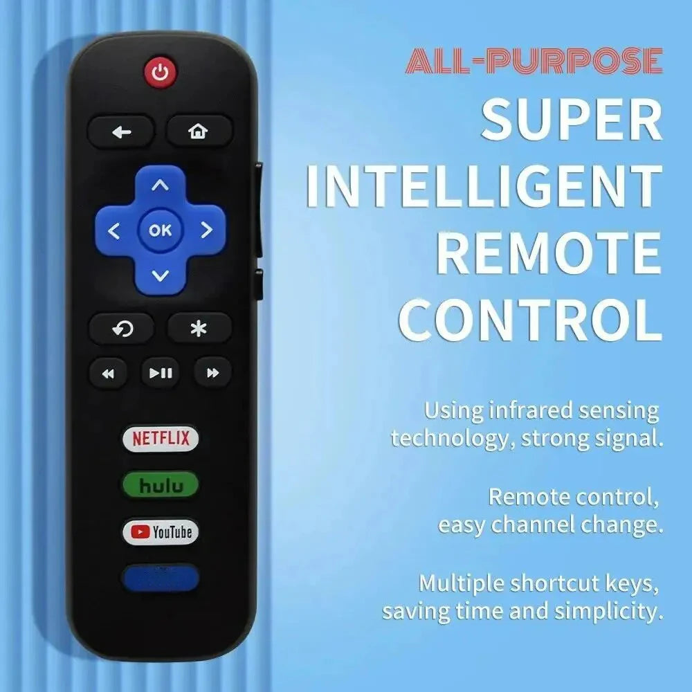 Universal Remote Control Use for Roku TV Controller with Sho