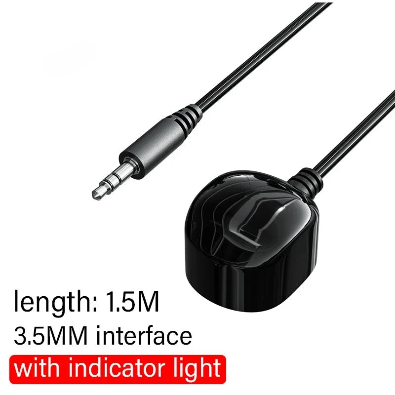 Universal IR Infrared Remote Extender No Delay Infrared Transceiver Control Receiver USB Adapter For TV Set Box DVD PVR 3.5mm