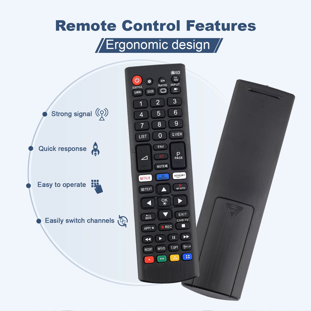 Universal Remote Control for Smart TV LCD LED OLED UHD HDTV 