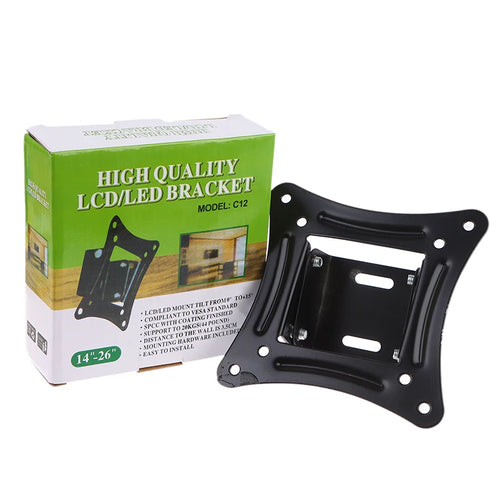 1 Set 14-27Inch TV Mounts LCD LED Monitor Wall Mount Bracket