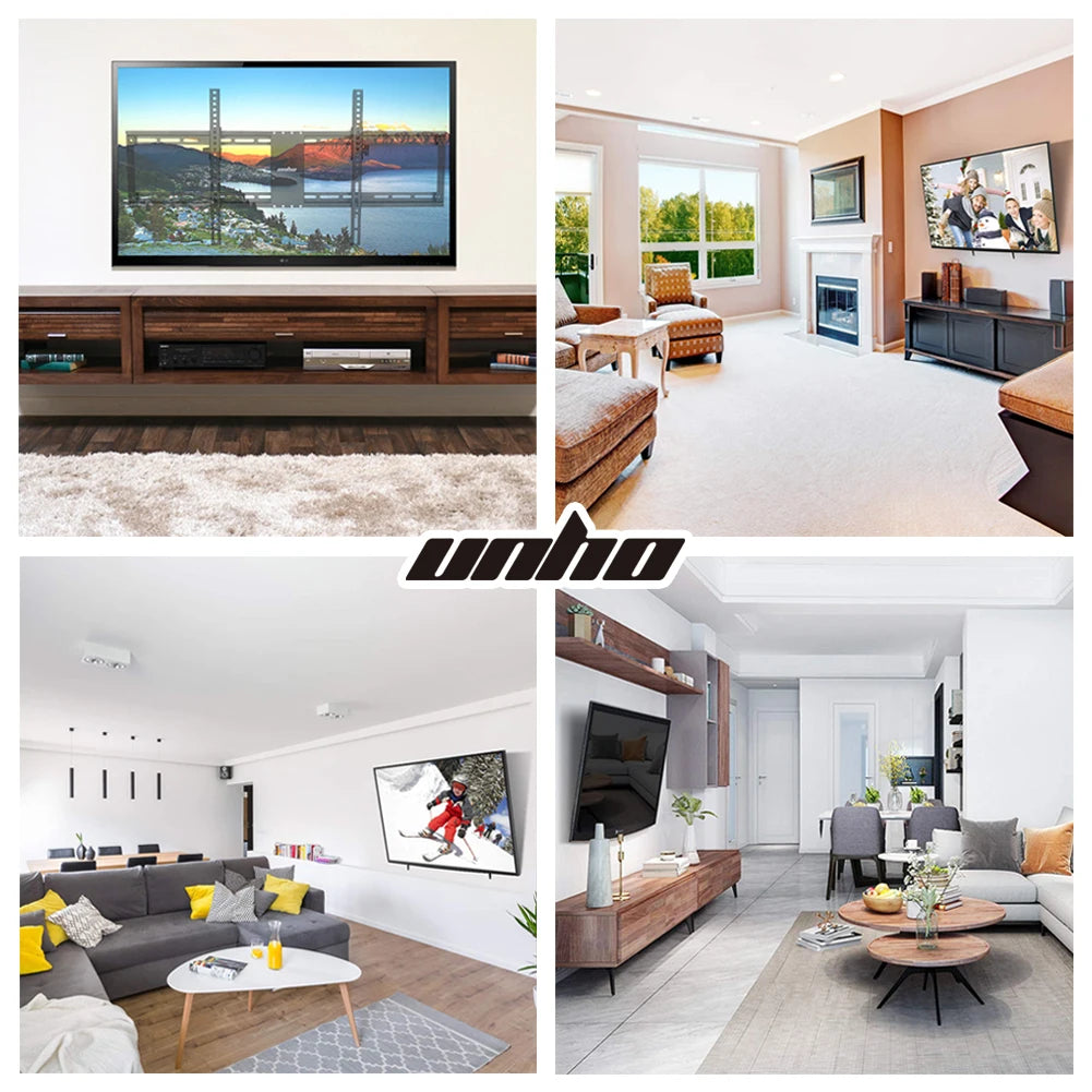 32-85 Inch Ultra Slim TV Wall Mount Tilt TV Bracket Weight C