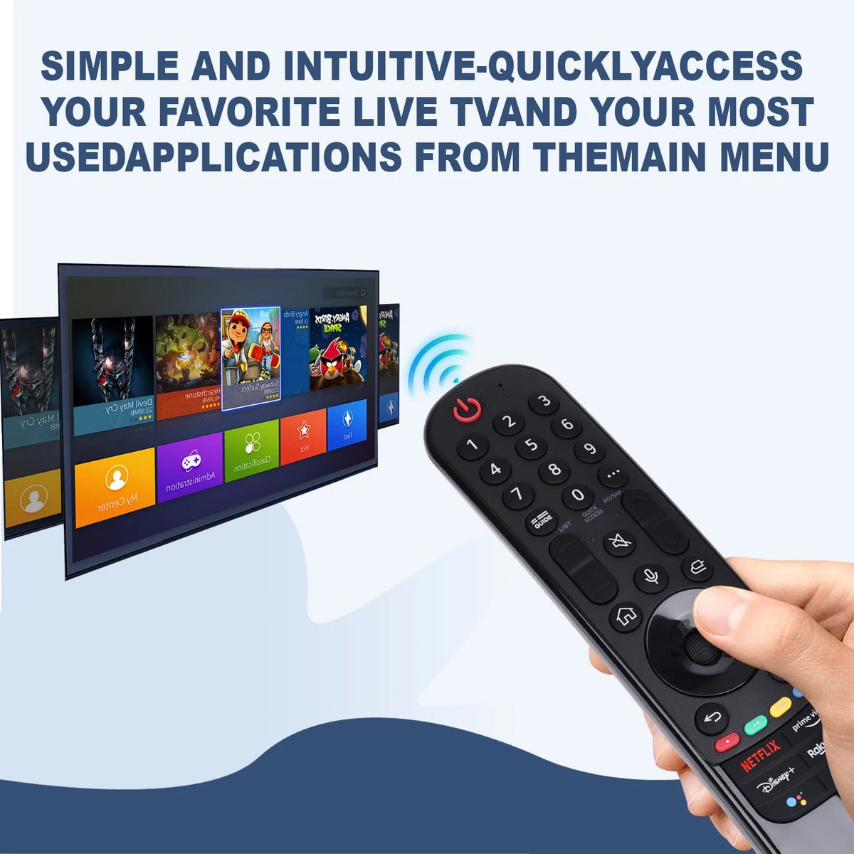 Universal for L.G Magic Remote Control MR18/19BA MR20/21/23/