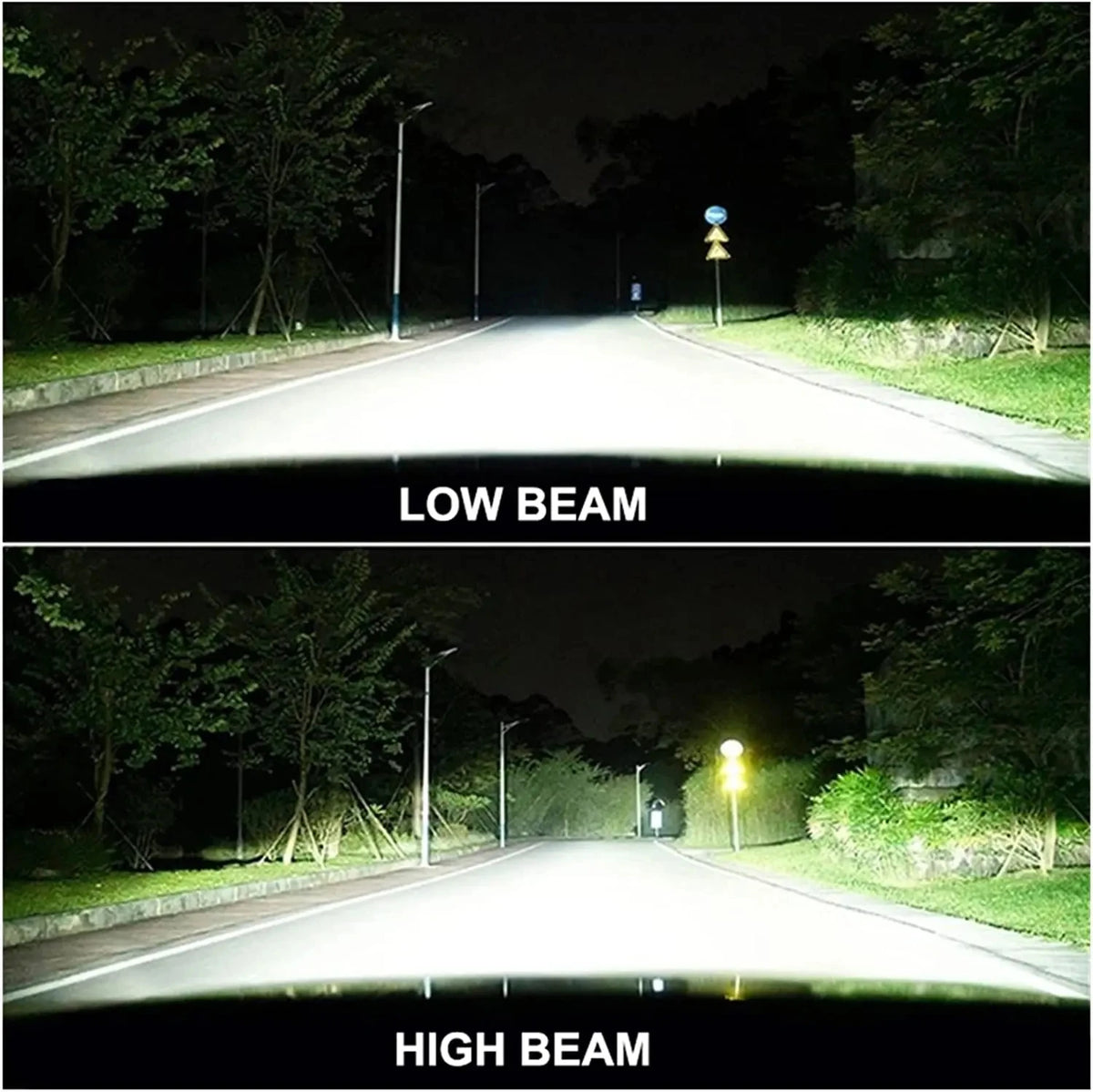 2pcs 100W Y7D H4 Super Bright LED Headlight Car H4 Mini Proj