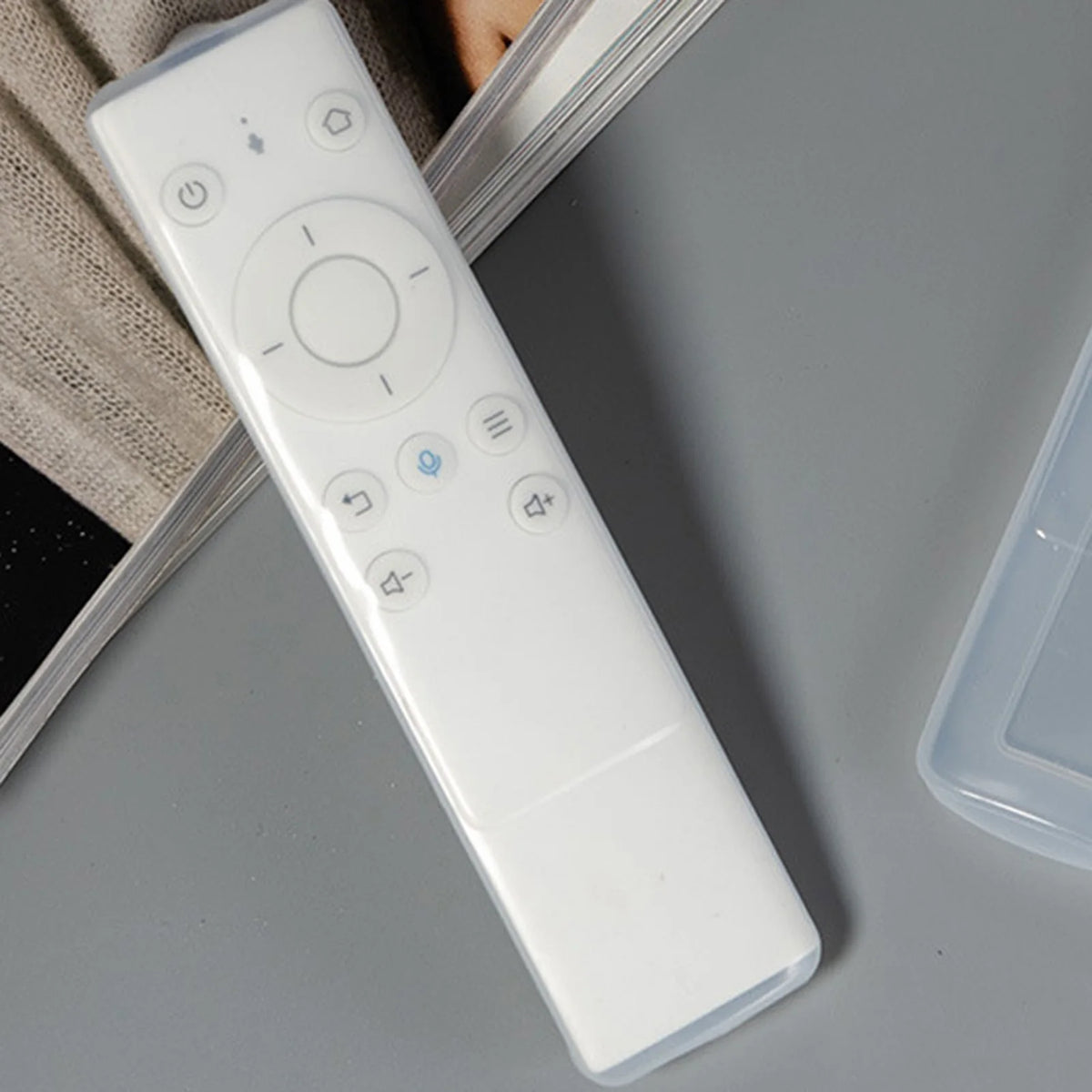 Transparent Silicone Smart TV Remote Cover for Shockproof Du