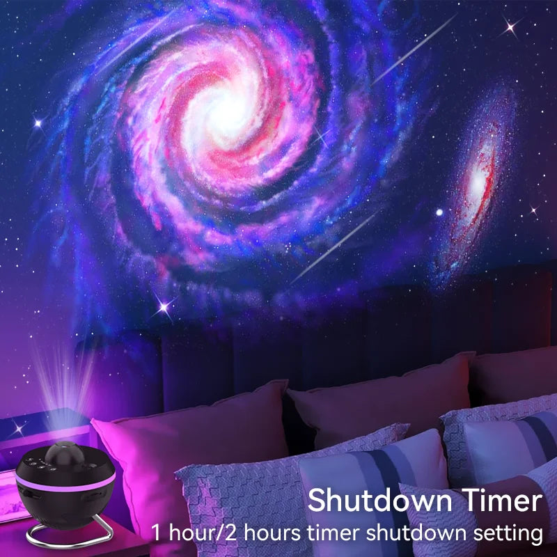 12 IN 1 Galaxy Star Projector with Meteor Ultra Clear Night 