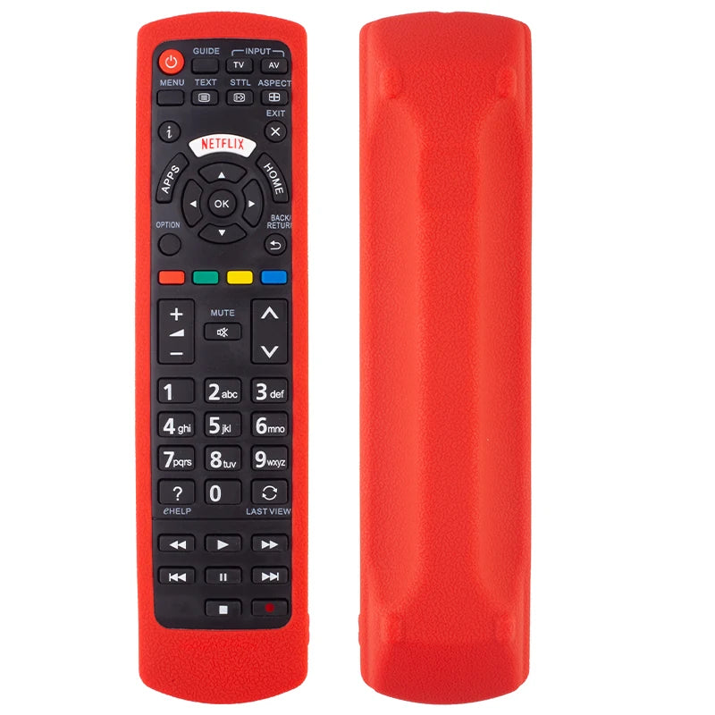 Silicone Case for Universal Remote Control Compatible with All Panasonic TVs Plasma Viera HDTV 3D LCD LED TV/DVD Player/AV R