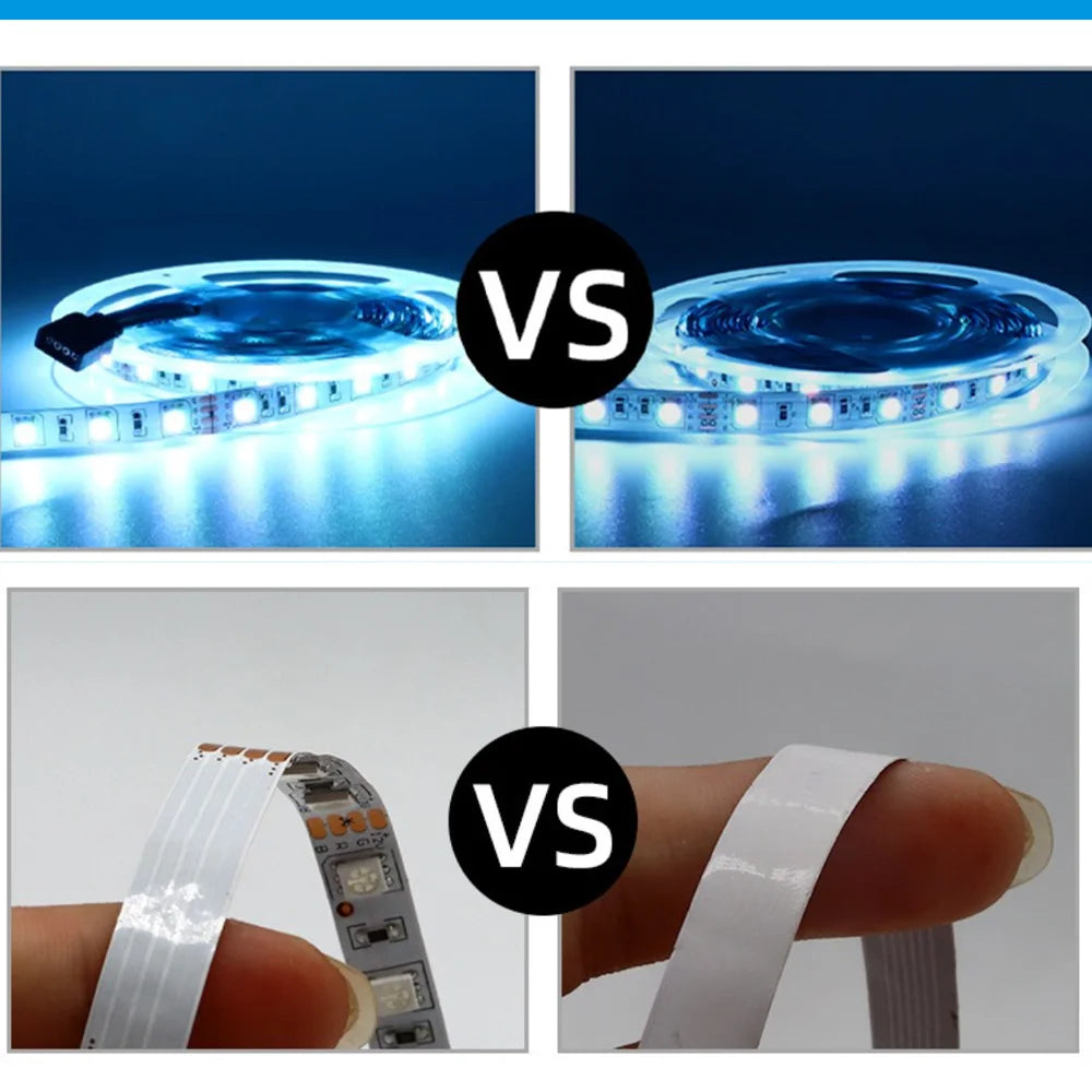 DC12V RGB LED Light Strip 5m One Roll SMD5050 30/60LED/M IP6