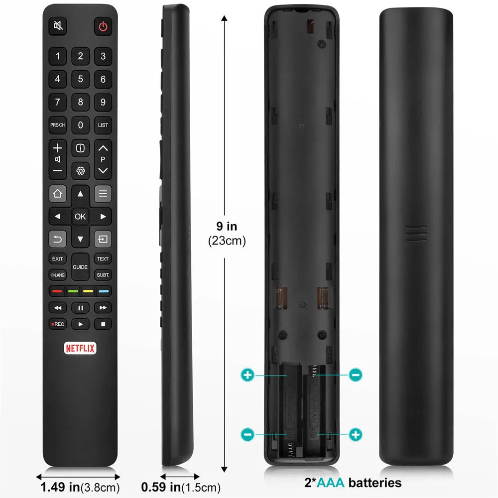 Universal Remote Control Replacement RC802N YAI2 for TCL Sma