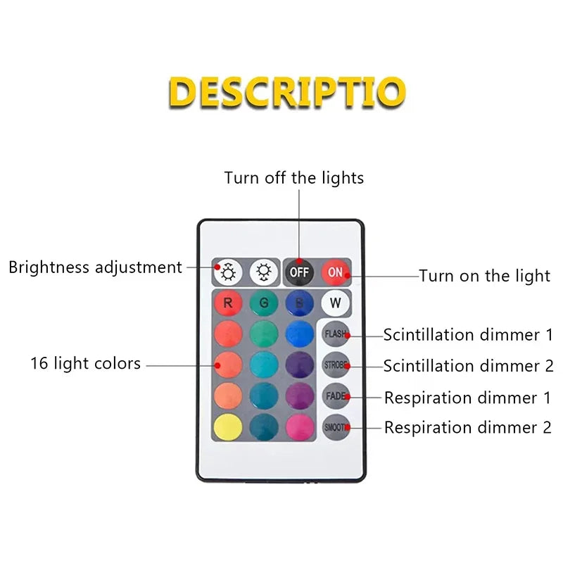 1-2Pack Ocean Wave Projector Light 16 Colors Midnight Aura A