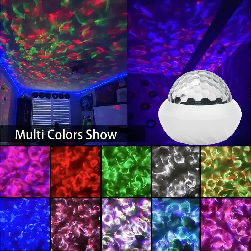 Northern Light Projector RGB Atmosphere Night Lights Remote 