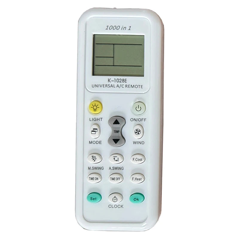 1000 in 1 Universal Remote Control K 1028E AC Digital LCD fo