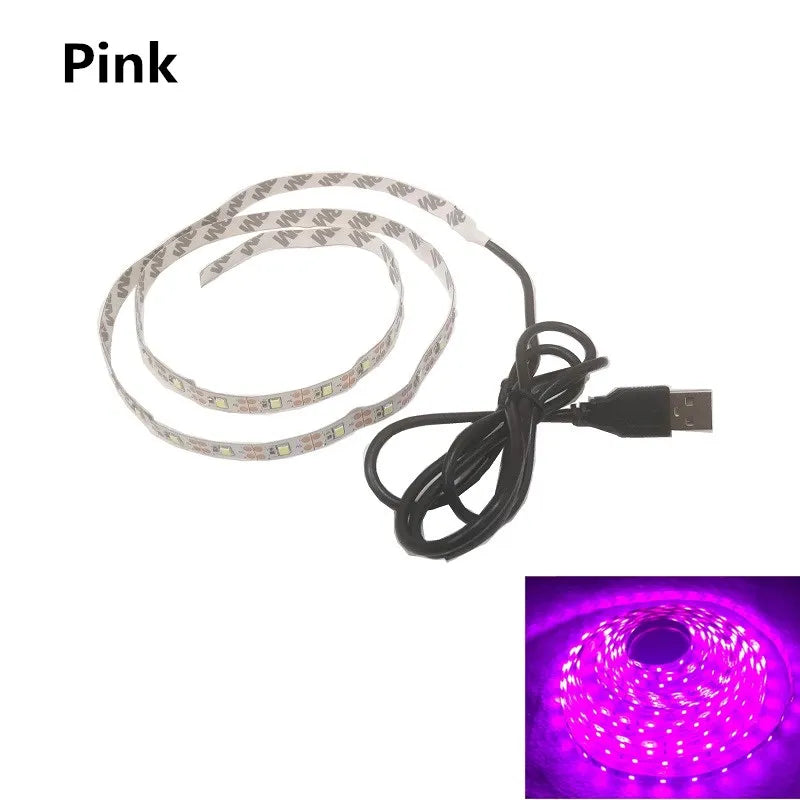 USB LED Strip Bra A Wall 5V IP65 Wall Lamp False Wall Luminaire Lamp Waterproof Ceiling Room Bathroom Light 50cm 1m 2m 3m 4m 5m