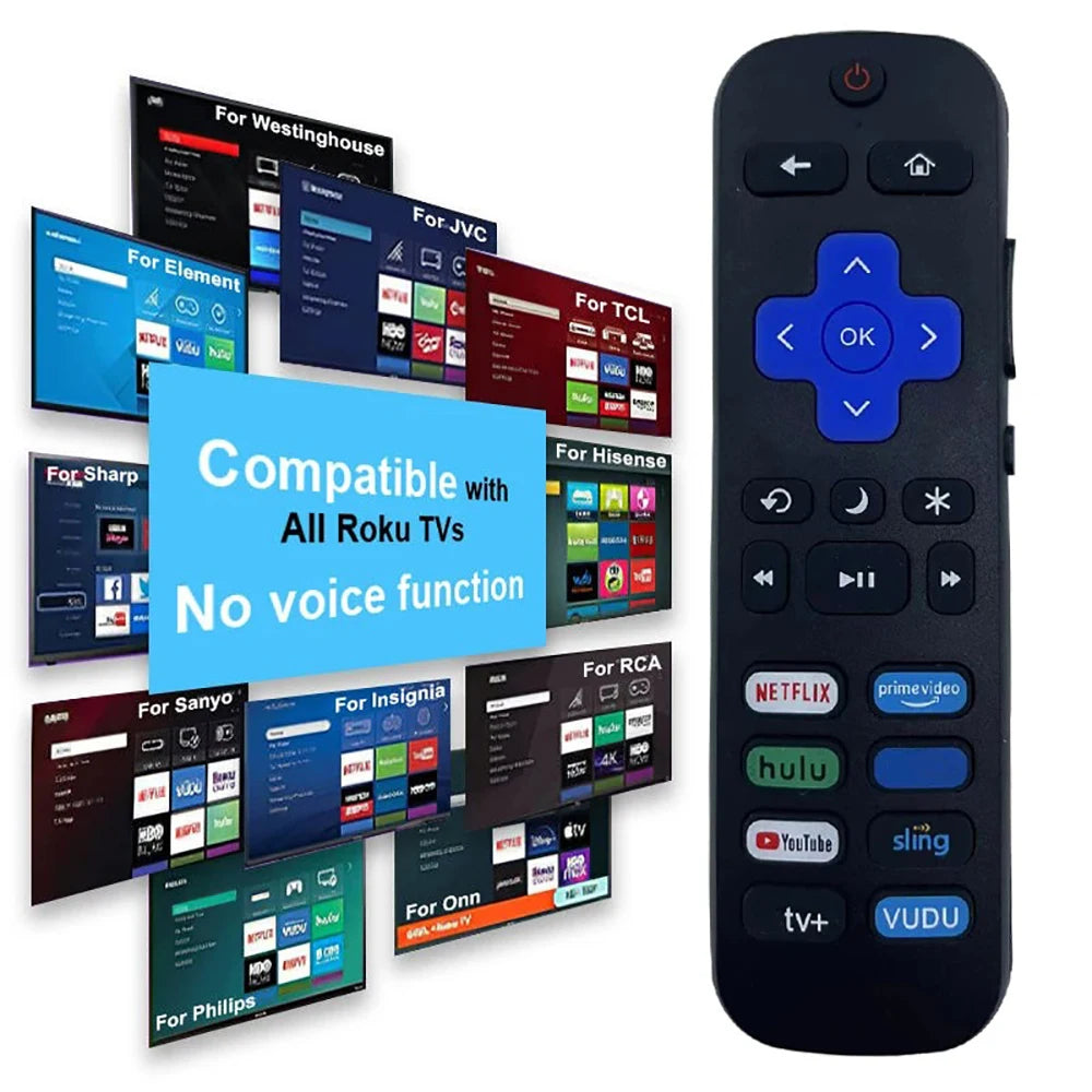 Universal Remote Control for Roku Series TV NETFLIX HD XD XS