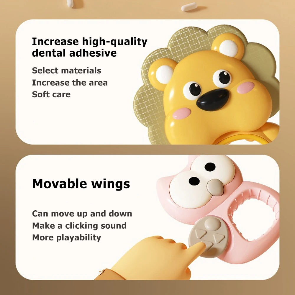 Baby Crib Mobile with Projector and Night Light Remote Contr