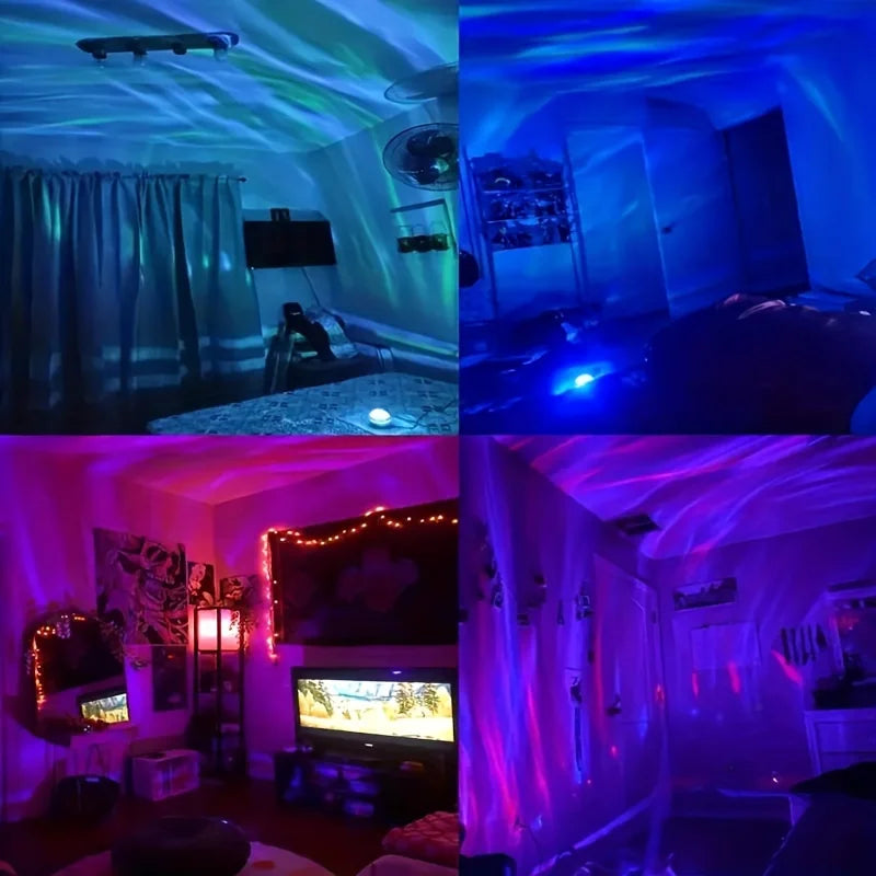 LED Starry Night Sky Projector Aurora USB Remote Control RGB