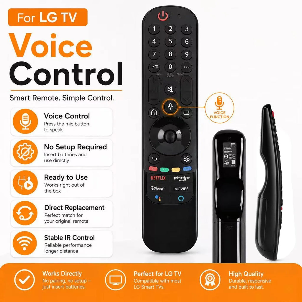 Magic Replacement Remote Compatible For LG 2019-2024 Smart T