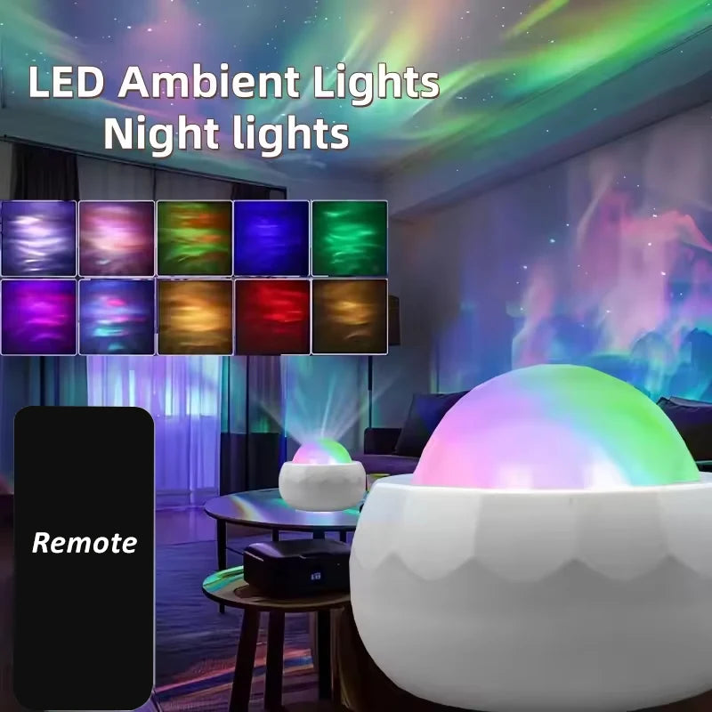 RGB Projection Night Lights Aurora Starry Northern Light Pro