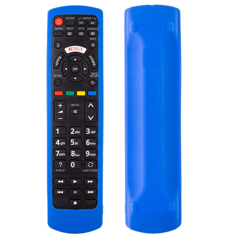 Silicone Case for Universal Remote Control Compatible with All Panasonic TVs Plasma Viera HDTV 3D LCD LED TV/DVD Player/AV R
