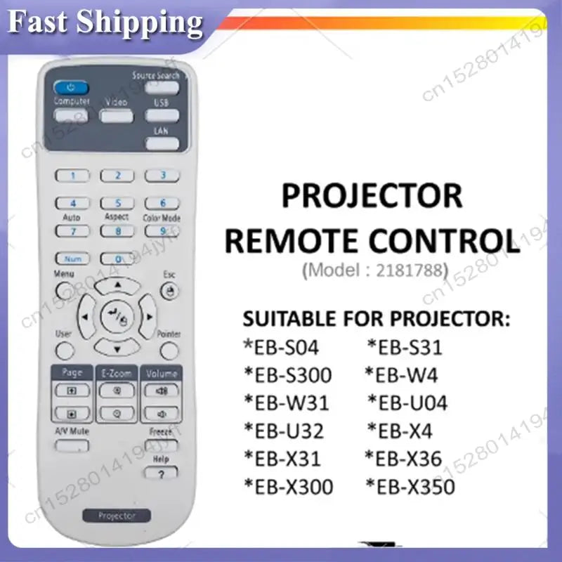 -ABDH For EPSON Projector Remote Control Replacement For EB 